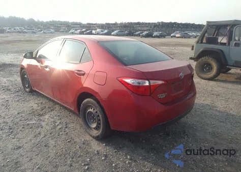 2016 Toyota Corolla Le from USA, damaged, VIN 2T1BURHE5GC701618